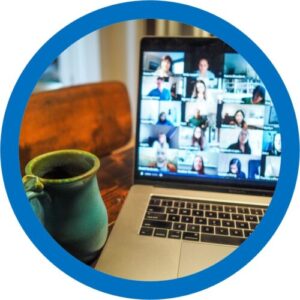 circle pic with laptop